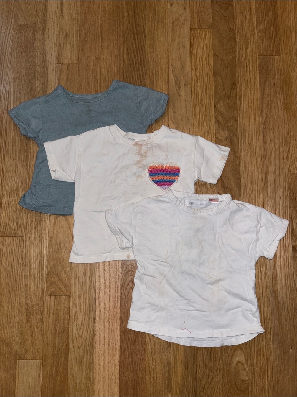 Zara | Bundle of 3 play condition t-shirts | sz 2T
